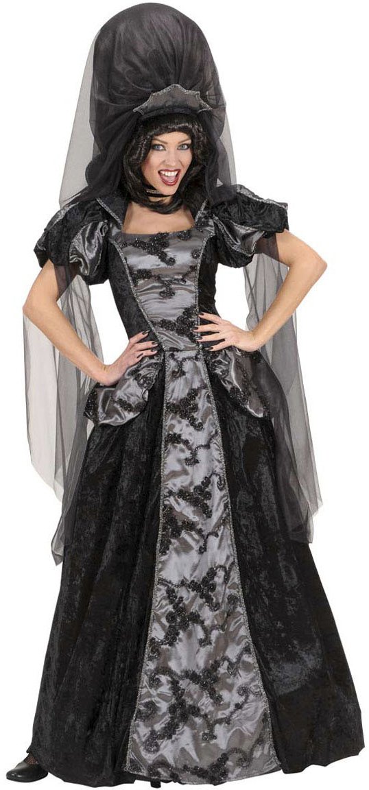 Halloween Barock-Vampir Kostüm für Damen