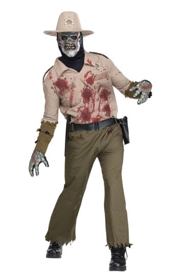 Zombie Sheriff Kostüm Deluxe