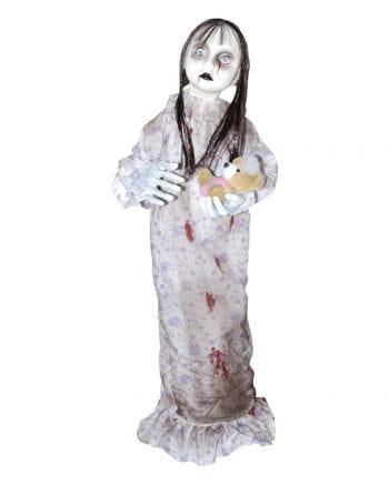 Horror-Puppe mit Plüschbär