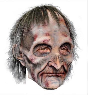 Zombie Grandpa Maske Premium