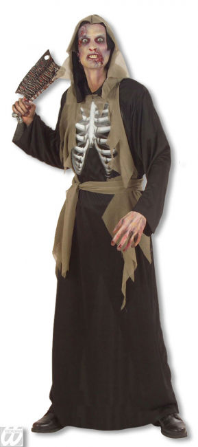 Zombie Skelett Kostüm XL