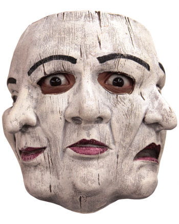 Latex Theater Maske 3-gesichtig