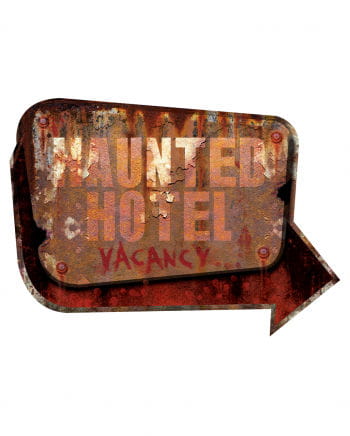 Horror Hotel Metall Schild
