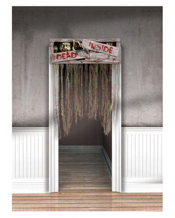 Tür-Vorhang DEAD INSIDE'' für Halloween''
