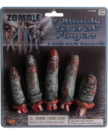 Blutige Zombie Finger