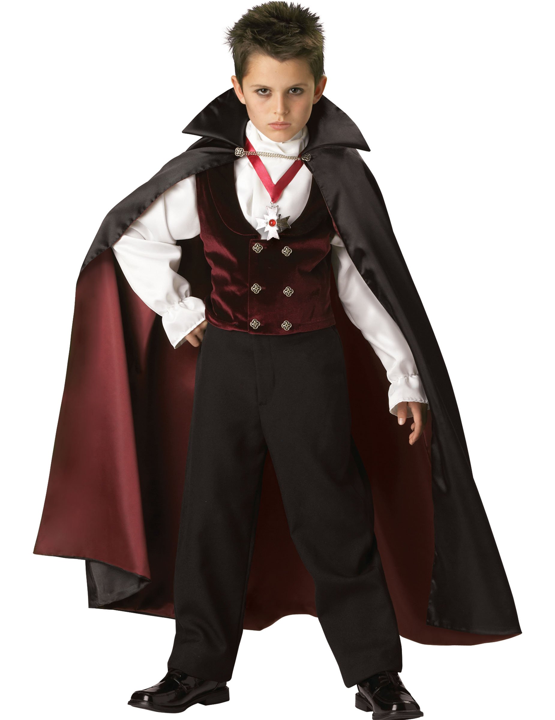 Gothic Vampir-Kostüm für Kinder - Deluxe