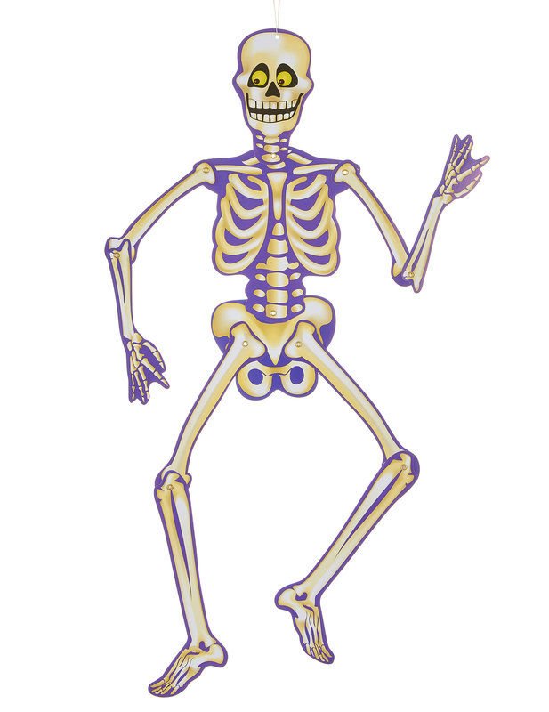 Halloween Skelett Hängedeko Partydeko 89cm