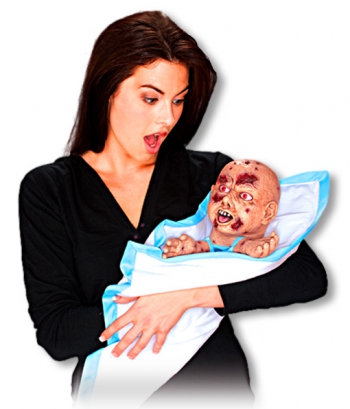 Freaky Zombie Baby Handpuppe