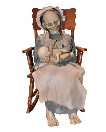 Zombie Oma mit Baby