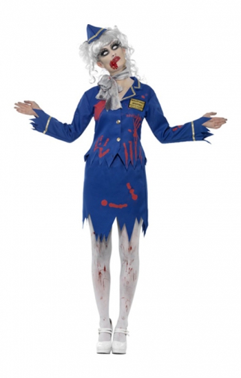Zombie Stewardess Kostüm