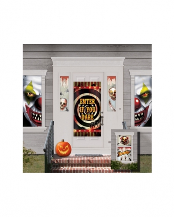 Tür & Wanddeko Creepy Clown