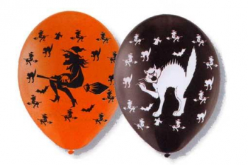Hexen und Katzen Luftballons