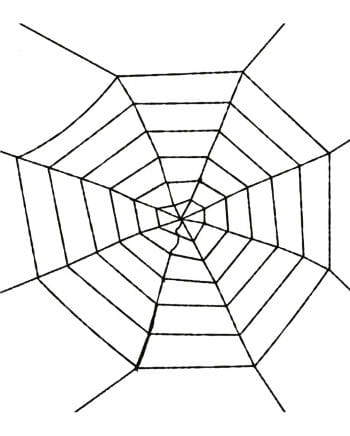 Spinnennetz schwarz 100cm