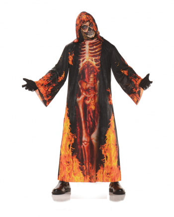 Brennendes Skelett Robe