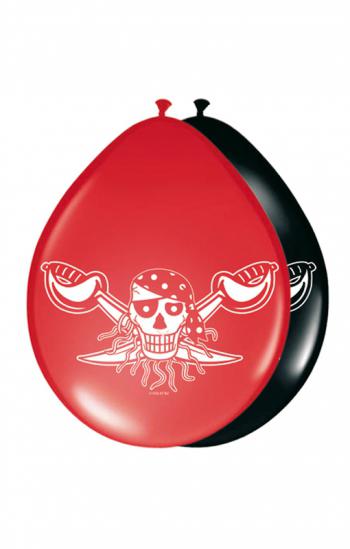 Latex Luftballon Red Pirate