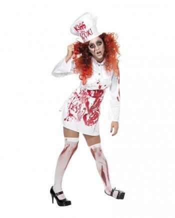 Blutige Zombie Köchin Kostüm