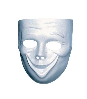 Weiße Gesichts Maske Komödie
