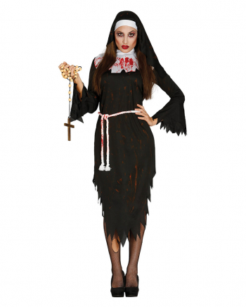 Zombie Klosterschwester Kostüm