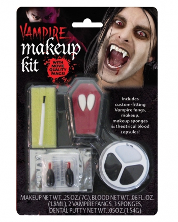 Vampir Make Up Set u. Eckzähne