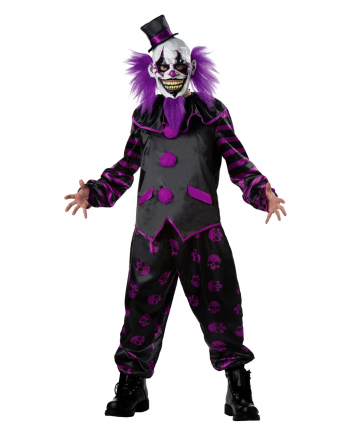 Killer Clown Kostüm mit Maske