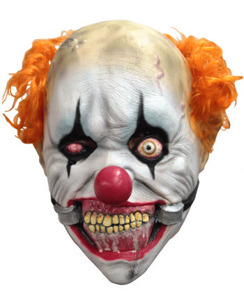 Derbe Clown Maske mit Mundsperre