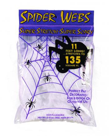 Halloween Spinnennetz weiß 40gr.