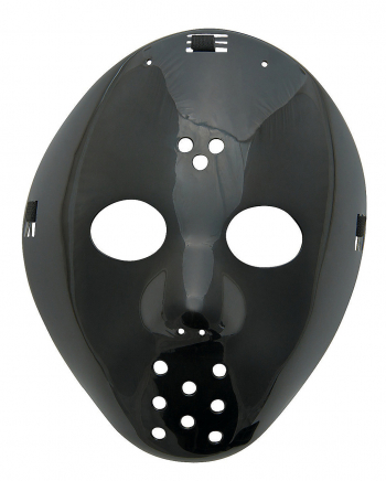 Eishockey Serienkiller Maske schwarz